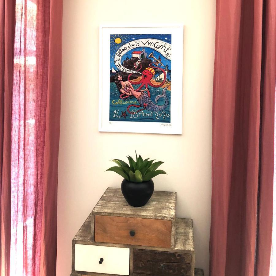 «La Calade » Villa Les Glycines Collioure Buitenkant foto